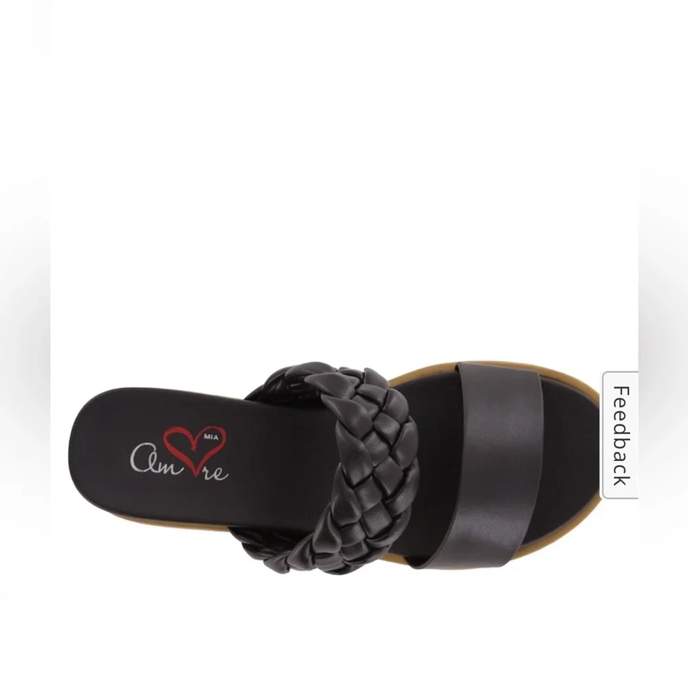 Mia braided platform sandals - Picture 3 of 6